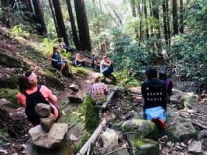 Women's retreat nature hike